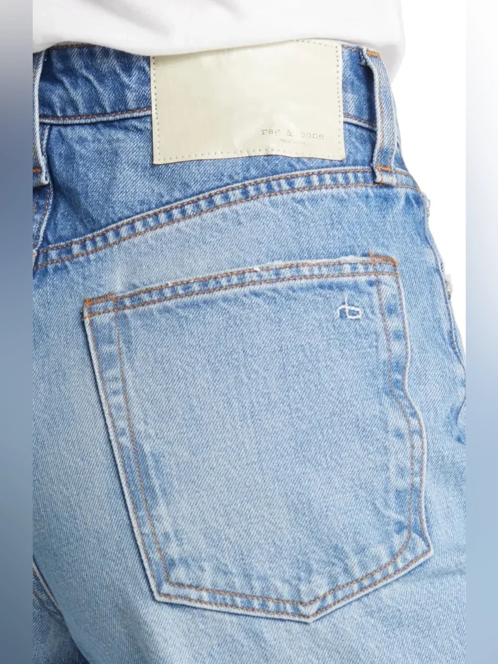 Rag & Bone Maya High Waist Ankle Length Wide Leg Jeans in Hermosa